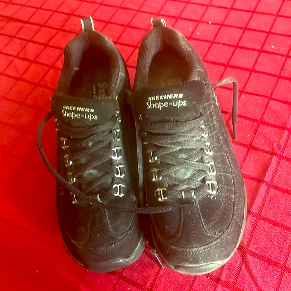 Get In Shape With Shape-Ups Skechers, Black With … - image 1